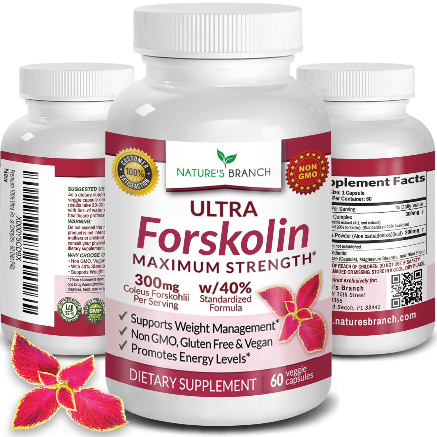 Forskolin For Weight Loss (Appetite Suppressant & Fat Burner)