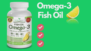 Nature's Branch Omega 3 Fish Oil video showing the benefits