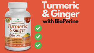 Nature's Branch Turmeric and Ginger with BioPerine video showing the benefits